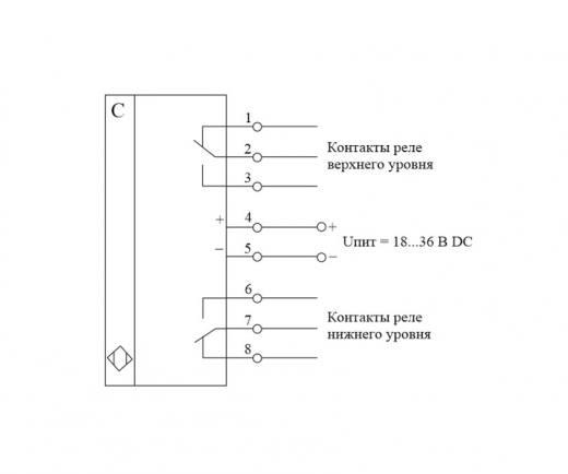 Схема подключения ДНЕ-17
