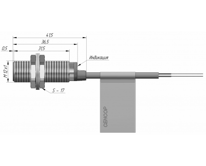 Индуктивный датчик ВБИ-М12-34У-1112-С