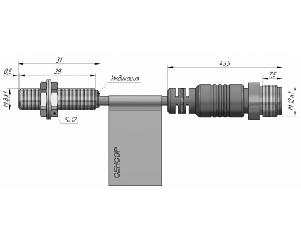 Индуктивный датчик ВБИ-М08-29УР-1112-С