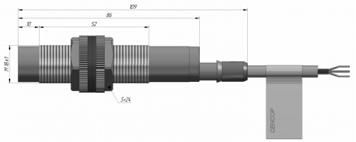 Индуктивный датчик ВБИ-Ц18-82С-2123-С.9.Ех