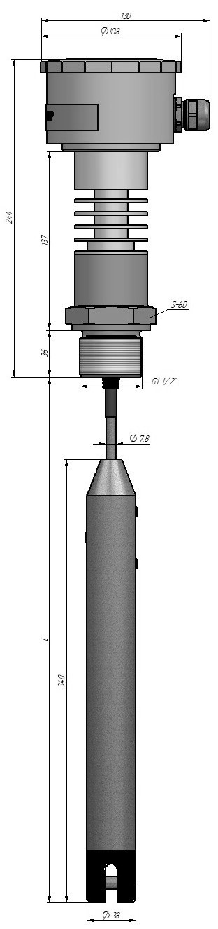 ДНЕ-3Г(4Г) с радиатором (габарит)