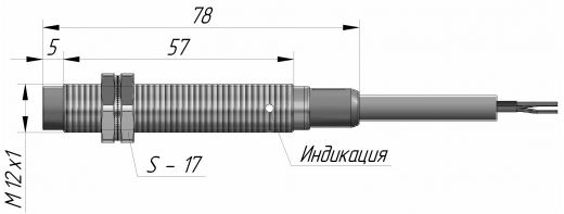 Индуктивный датчик ВБИ-М12-65В-2111-С.9
