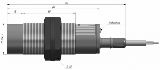 Индуктивный датчик ВБИ-Ц30-89С-2132-С