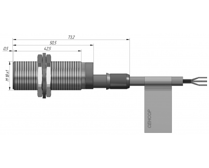 Индуктивный датчик ВБИ-М18-46С-1121-С