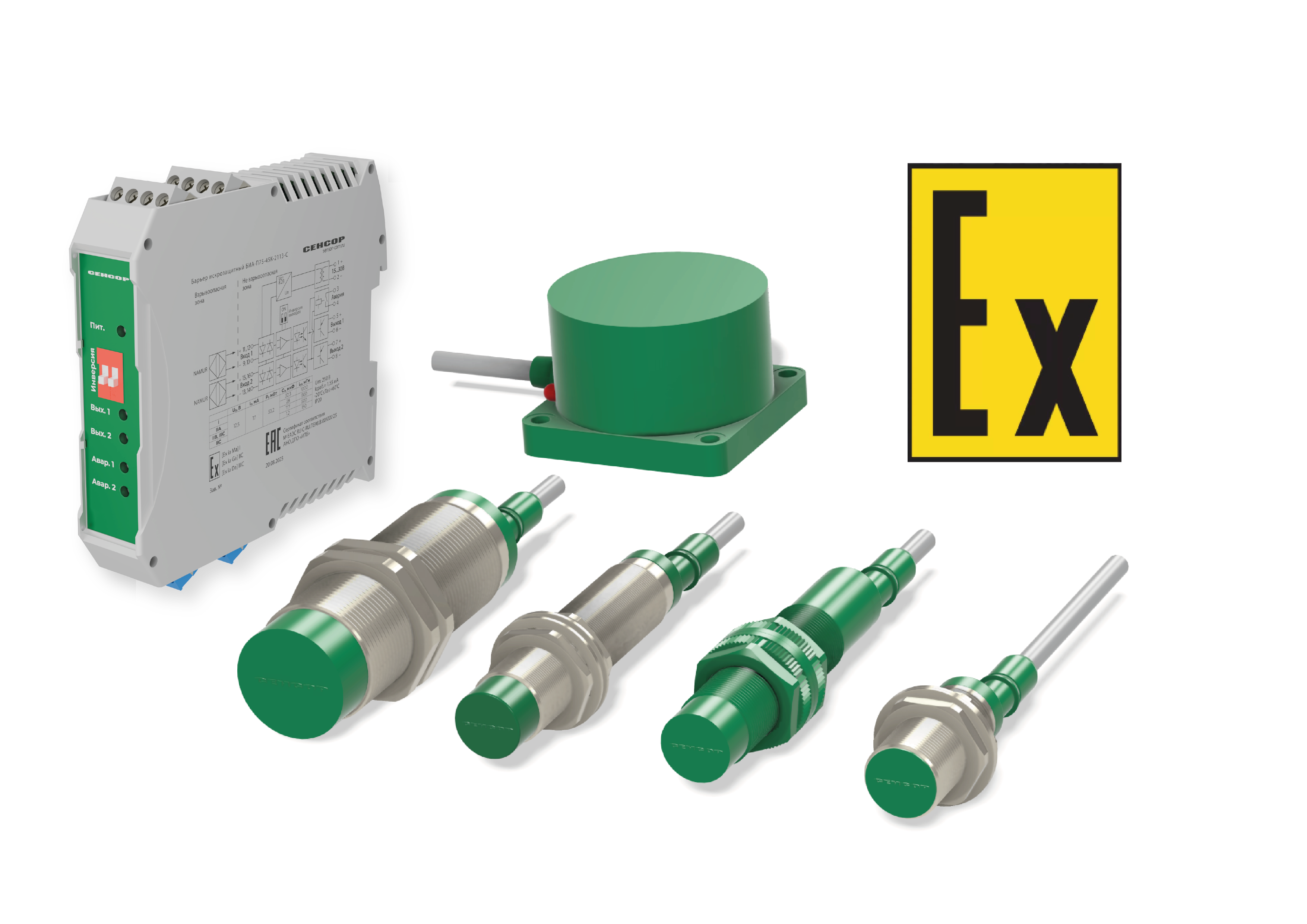 Приборы для взрывоопасных зон_Монтажная область 1_Монтажная область 1