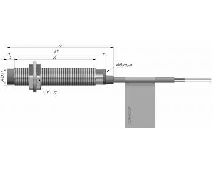 Индуктивный датчик ВБИ-М12-65У-2123-С.51
