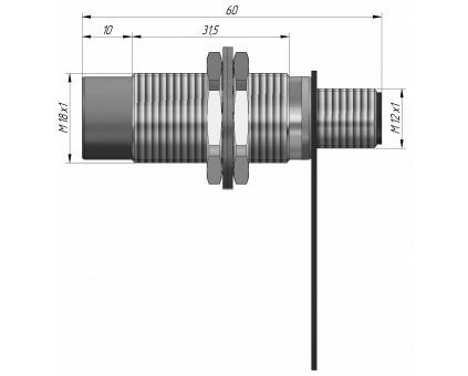 Индуктивный датчик ВБИ-М18-44Р-2113-С