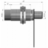 Индуктивный датчик ВБИ-М18-44Р-2113-С